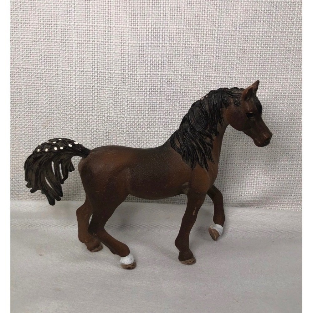 Schleich Arabian Mare Horse Figurine 13761 Chestnut Brown 2015 Animal Toy